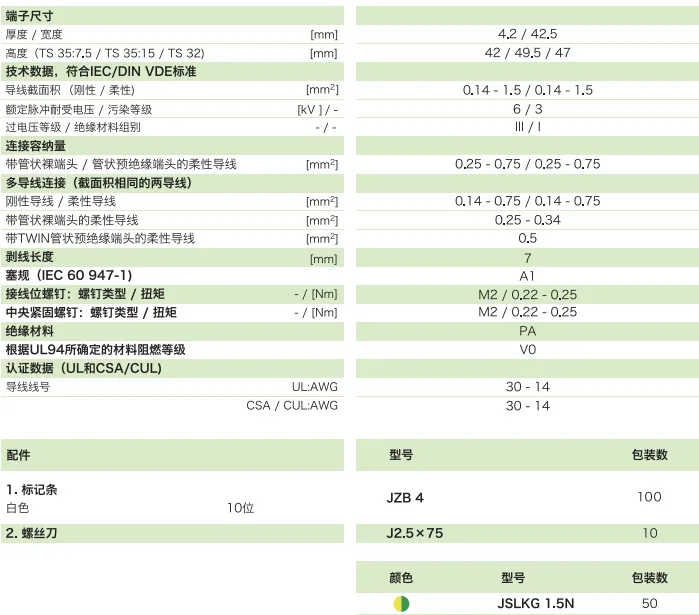 通用型接地端子JSLKG 1.5N(图1)